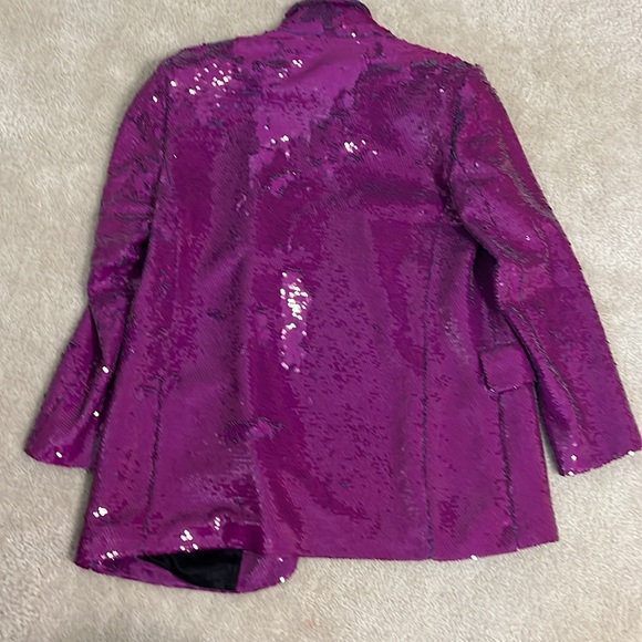 NWT Zara festive days Sequin Blazer - Picture 4 of 6